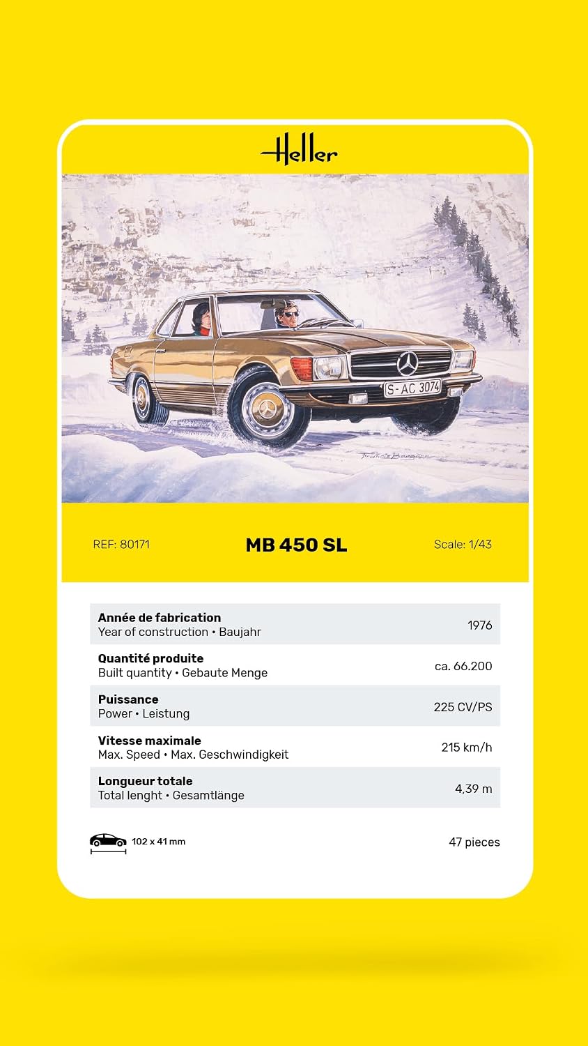 Heller 80171 MB 450SL 1/43
