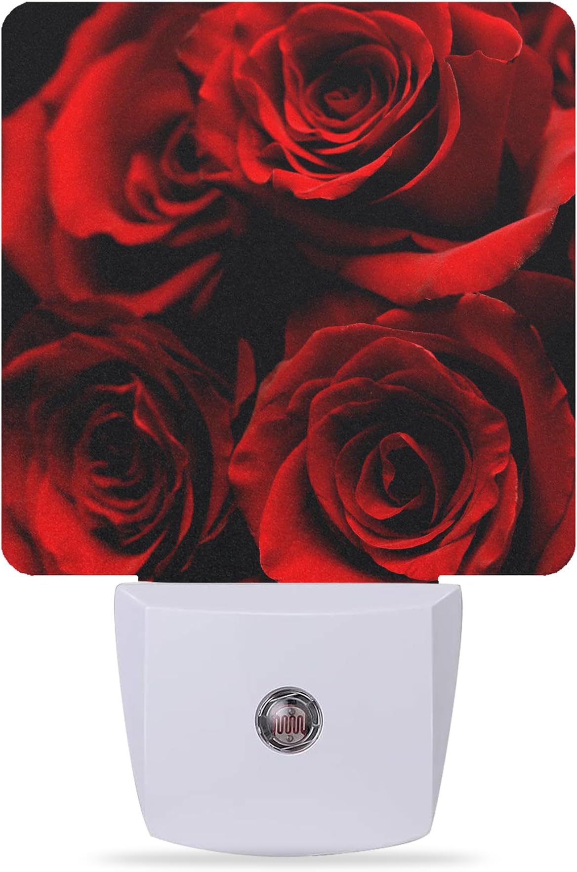 - Rose Night Lights Plug into Wall Abstract Red Rose and Black Leaves Night Lights Dusk to Dawn Sensor Led Lamp for Women Men,Led Lights for Stairway/Hallway/Bedroom,0.5W
