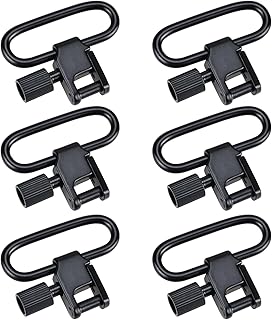 Sling Swivel Mount 1 Inch Two-Point Sling Attachment Clips Quick Attach/Release with Heavy Duty Tri-Lock (Pack of 6) - Patioer