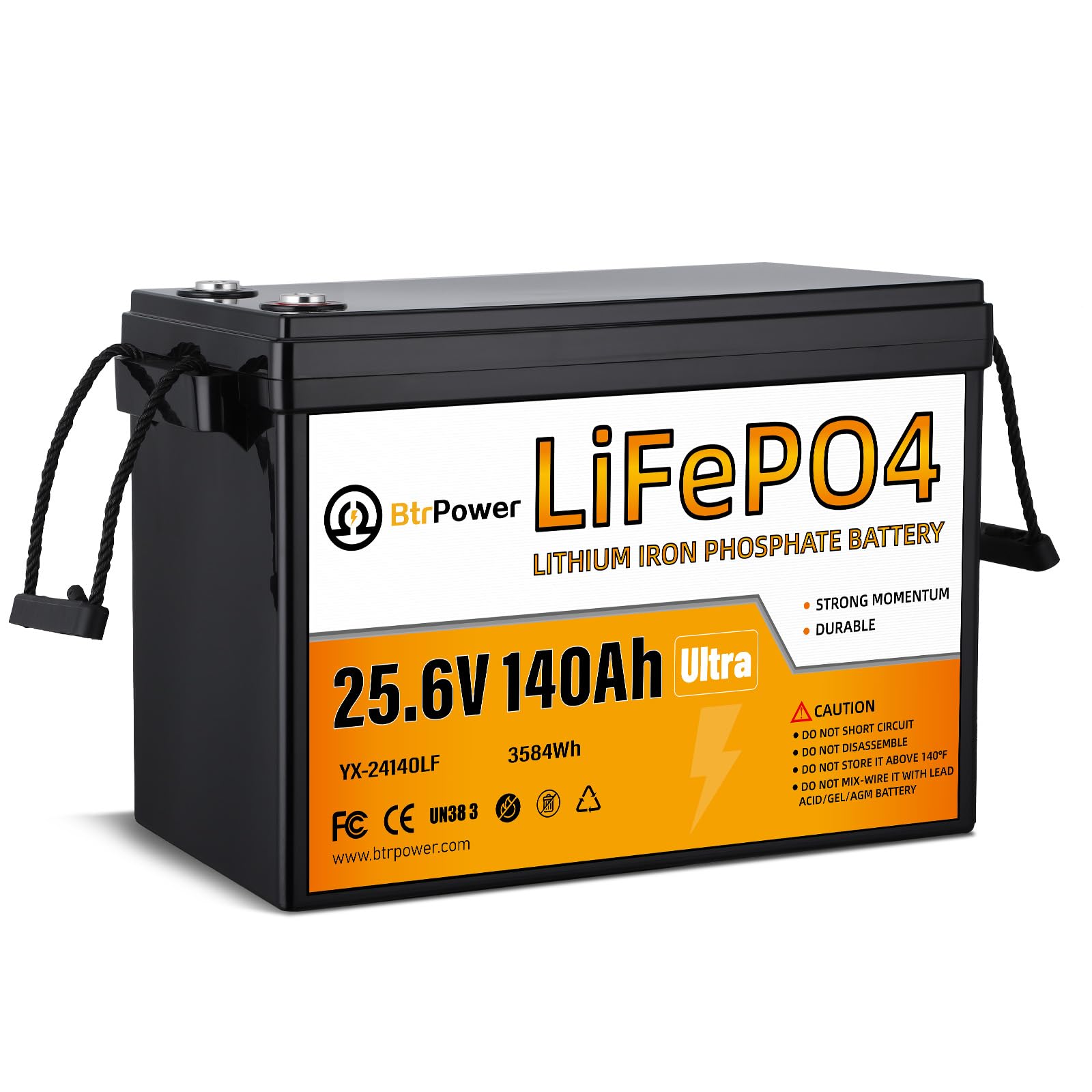 Compact 24V 140Ah LiFePO4 Battery