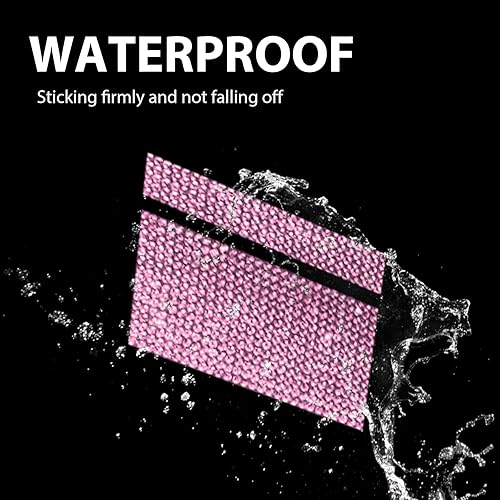 Miniatura 5 de 4 calcomanías brillantes para llantas de automóvil, calcomanías decorativas personalizadas de 2.4 x 1.2 pulgadas con líneas brillantes, calcomanías