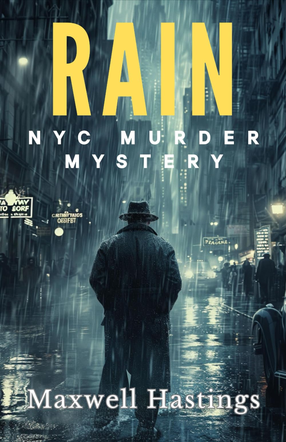 Rain: Murder mystery novel set in 1930s New York City. James McNally, a disgraced ex-Police Officer, finds himself drawn back into his old world after