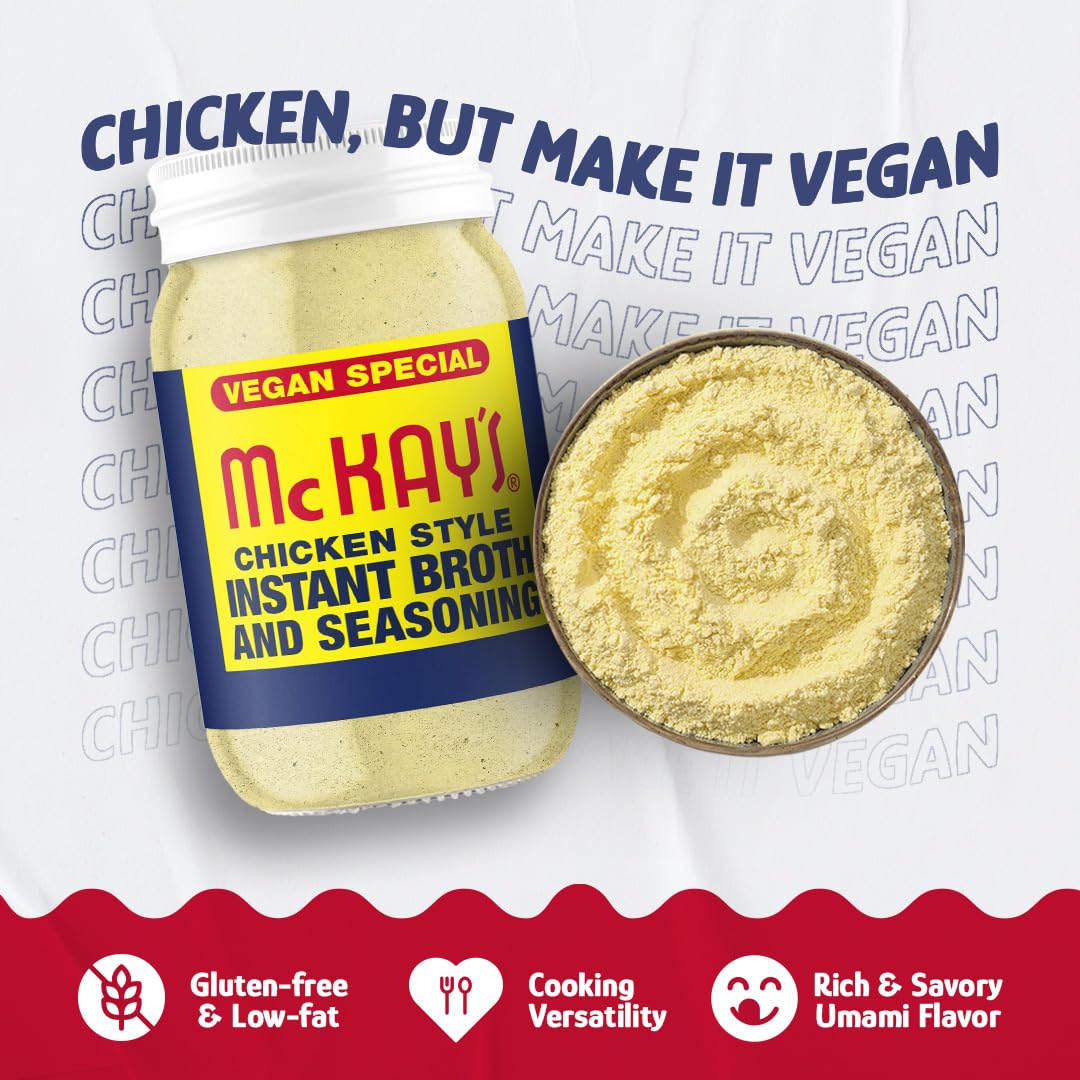 McKay's Chicken-Style Seasoning, Low Cholesterol, Fat-Free, MSG-Free, Sugar-Free, Meat By-Product Free (5 lb)