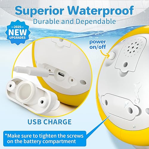 Miniatura 2 de Juguetes de baño para bebés, juguetes de baño con aspersor de ballena iluminada para niños de 1 a 3 años, juguetes de agua de piscina para niños