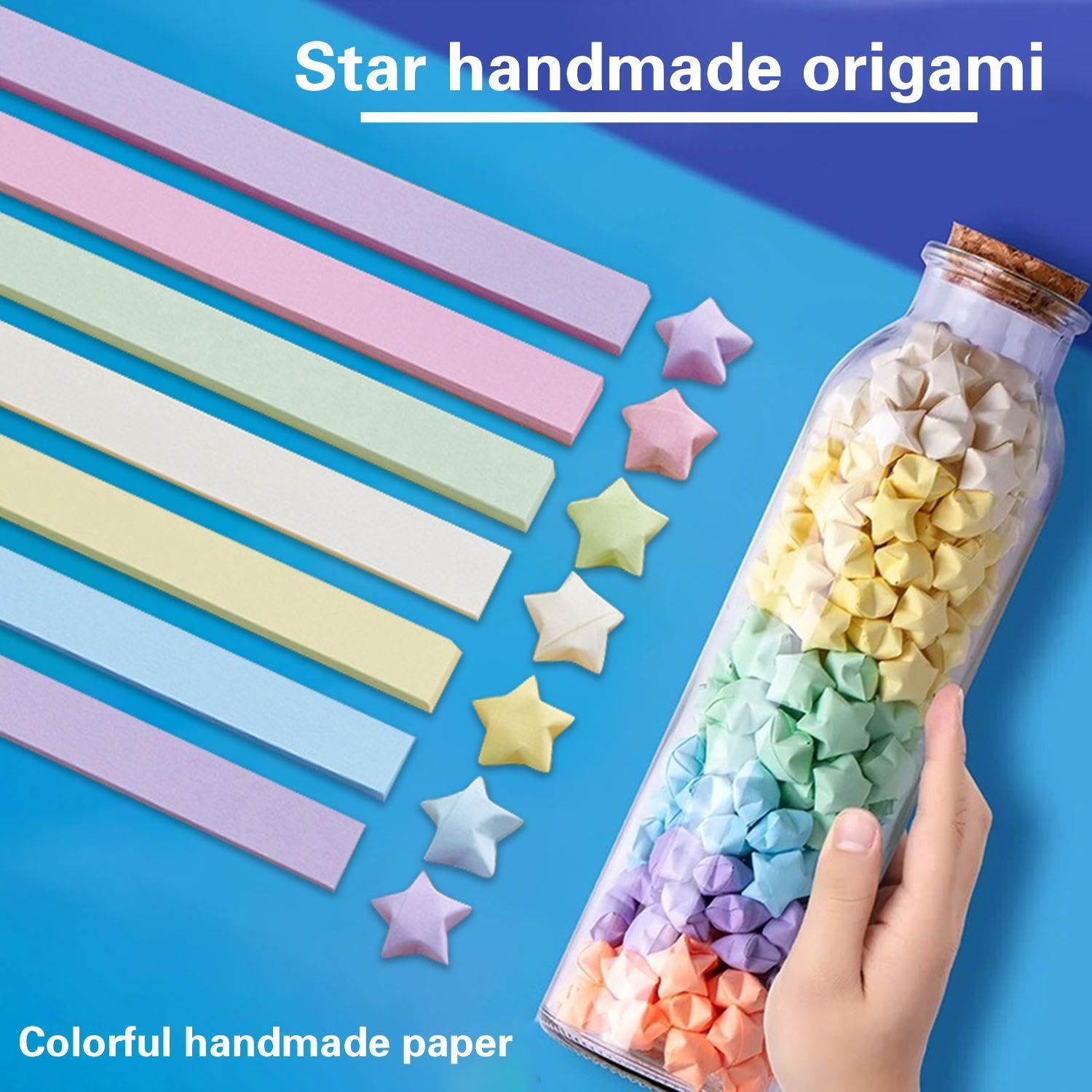 Origami Per Bambini OAOSDH 750 Bâtons D'origami, Matériaux D'origami Faits à La Star Progetti
