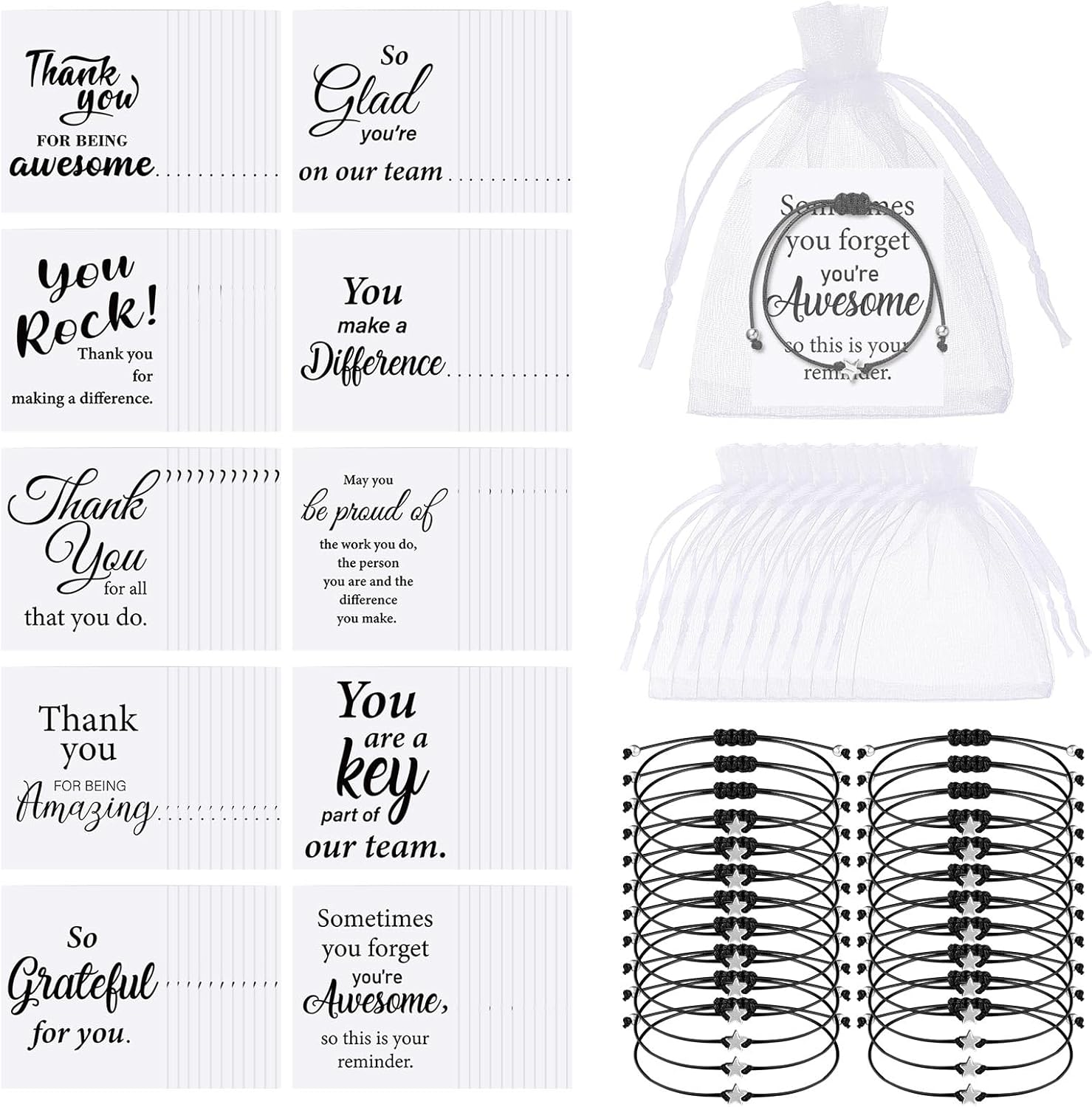 Yuxung 180 Pcs Employee Appreciation Gifts for Women Thank