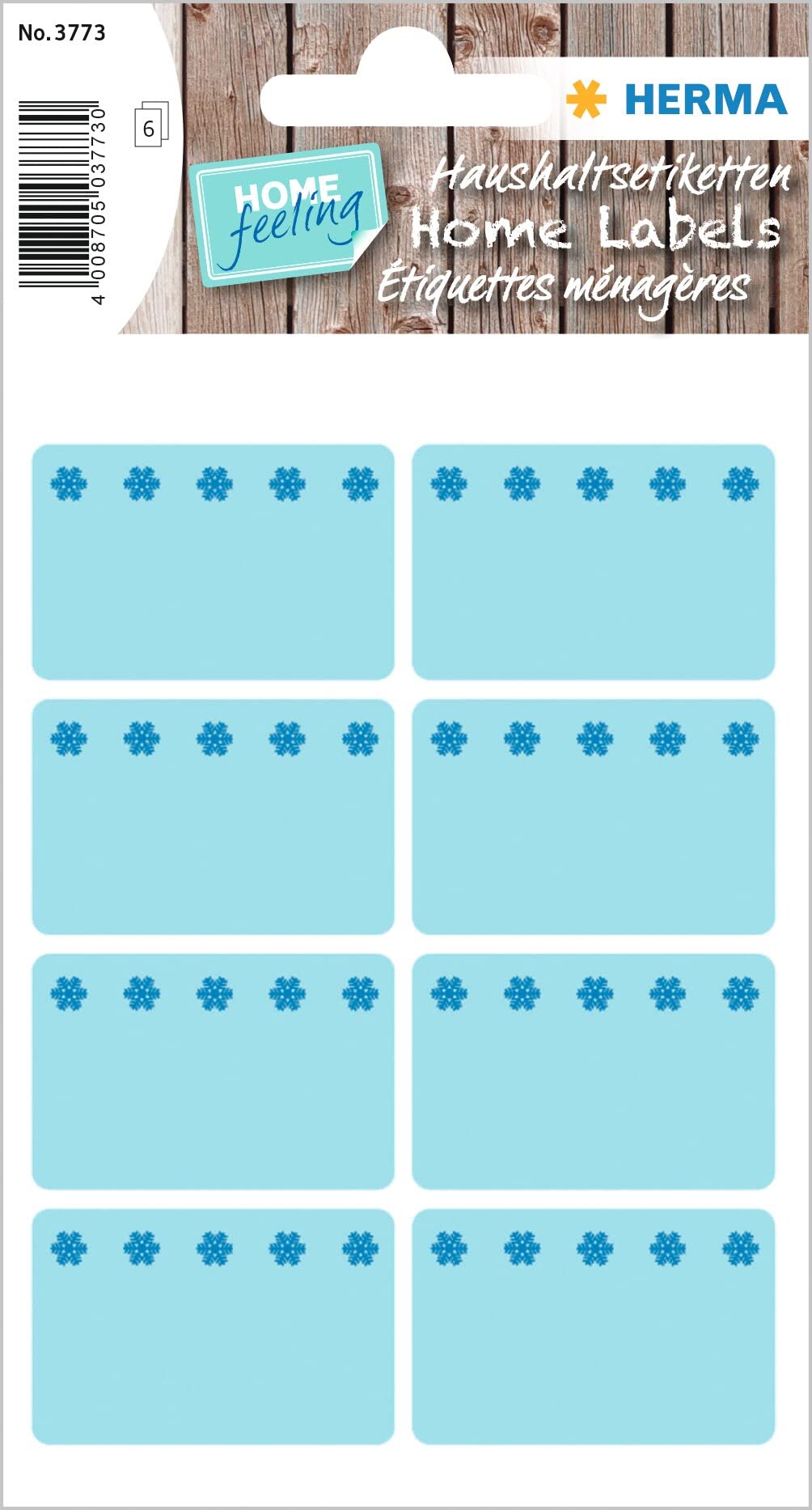 HERMA zer Labels Permanent 26 x 40 mm blue