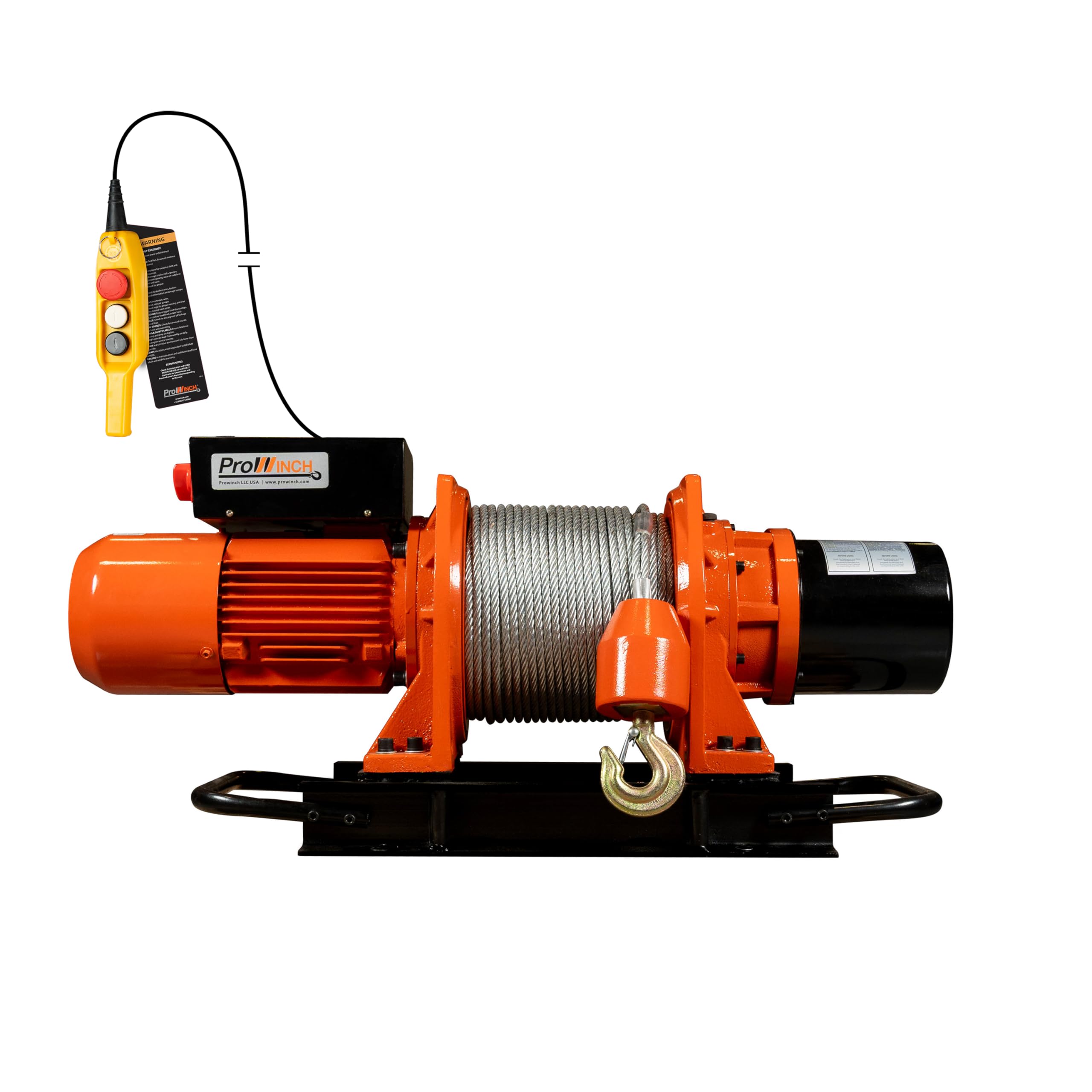 Prowinch 1 ton Industrial Electric Winch Heavy Duty with Wire Rope 