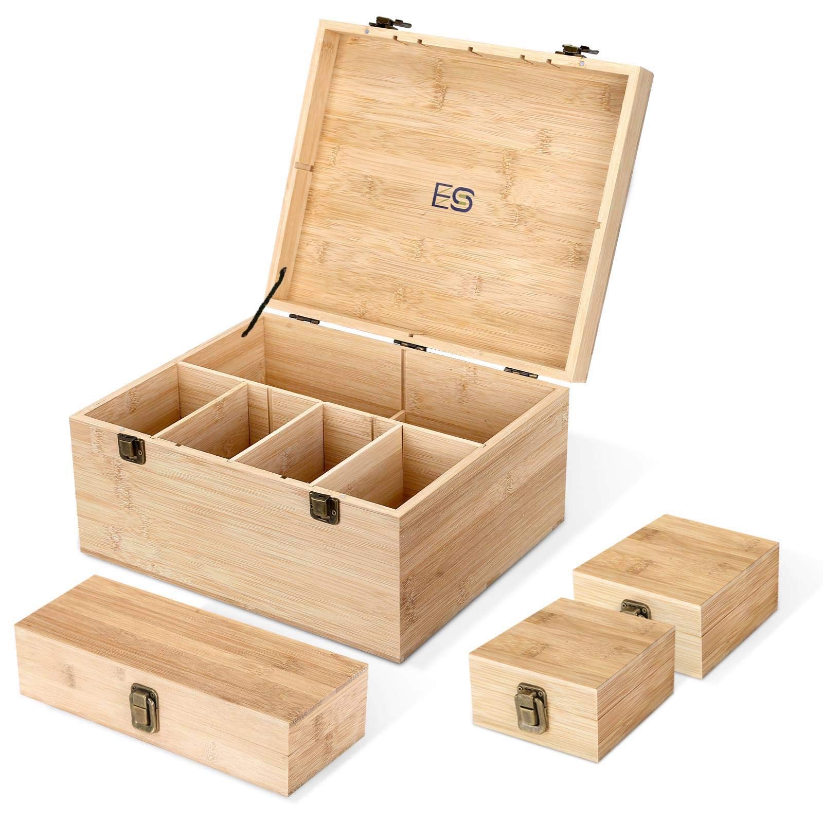 Buy EasyStore Decorative Storage Boxes With Lids Extra Large Wooden