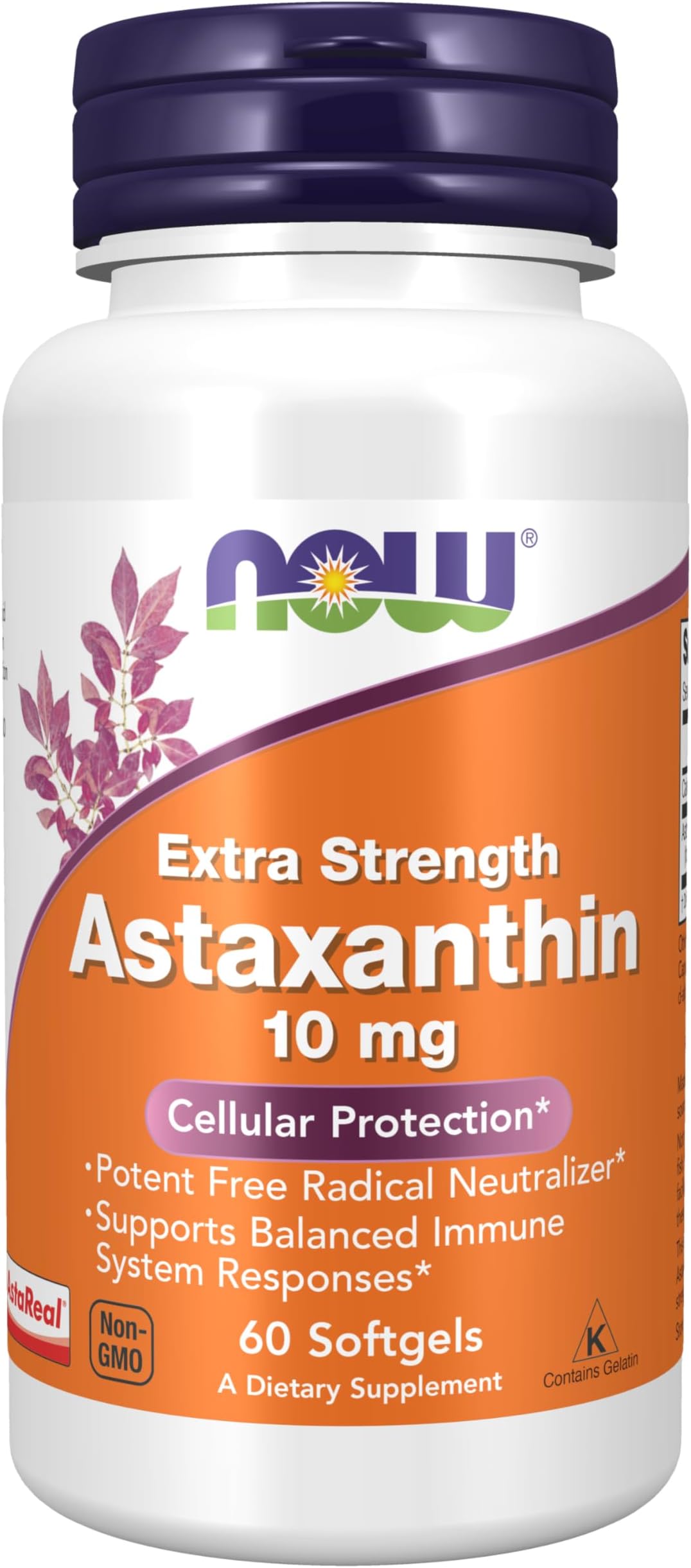 Extra Strength Astaxanthin Softgels, 10mg , 60 Count