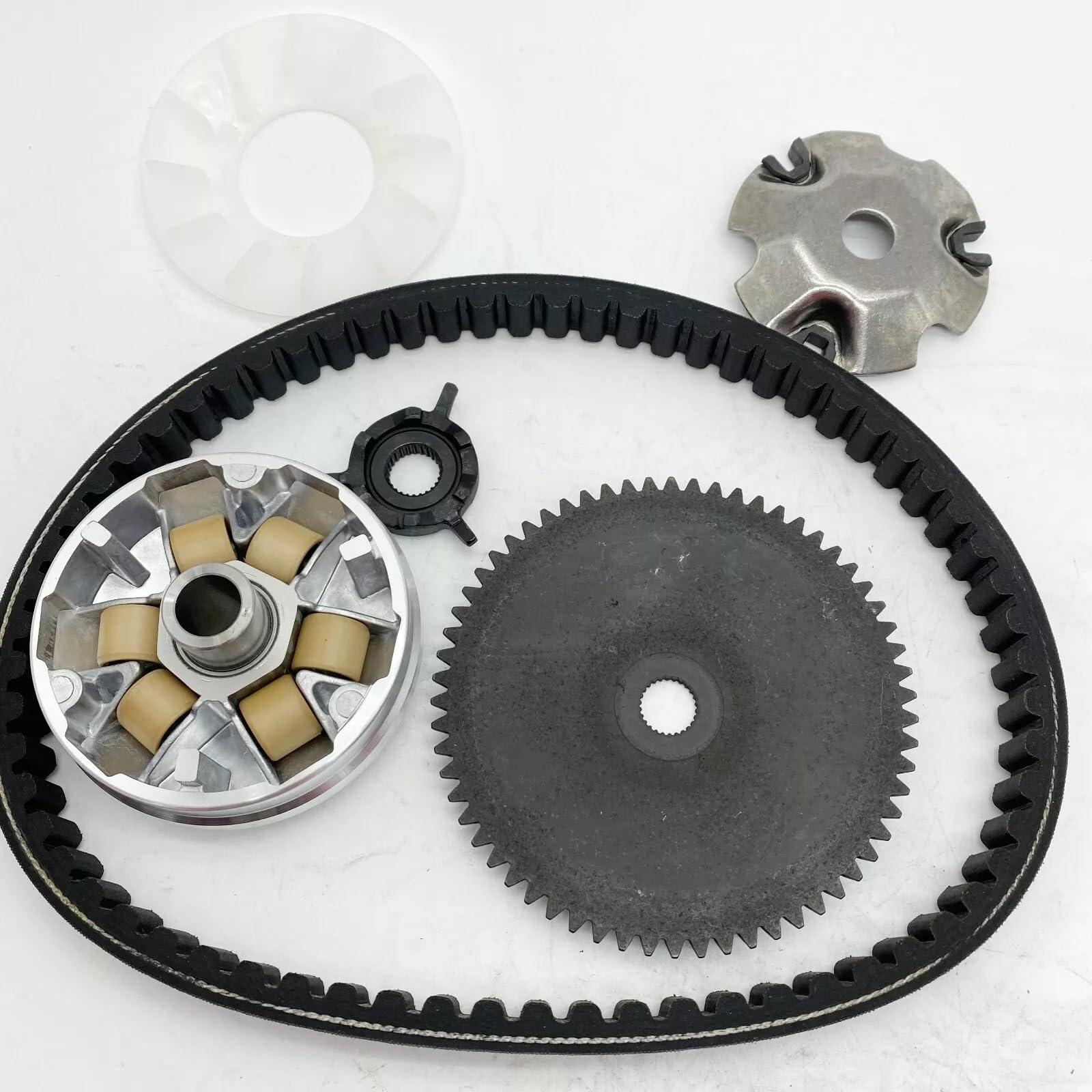 Conjunto de Pastillas Embrague y Correa transmisión para Scooter GY6 50CC o TaoTao Kazuma Sunl Roketa Go Kart Fácil de Instalar