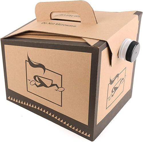 Miniatura 2 de EcoQuality Dispensador de café portátil desechable [paquete de 10] para jarra aislada de bebidas frías y calientes, caja de Joe to Go, gran portador