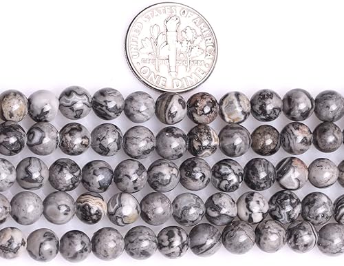 Miniatura 7 de JOE FOREMAN Cuentas redondas de ágata roja de 0.315in, cuentas sueltas de piedras semipreciosas para hacer joyas, cuentas de 15 pulgadas, cuentas