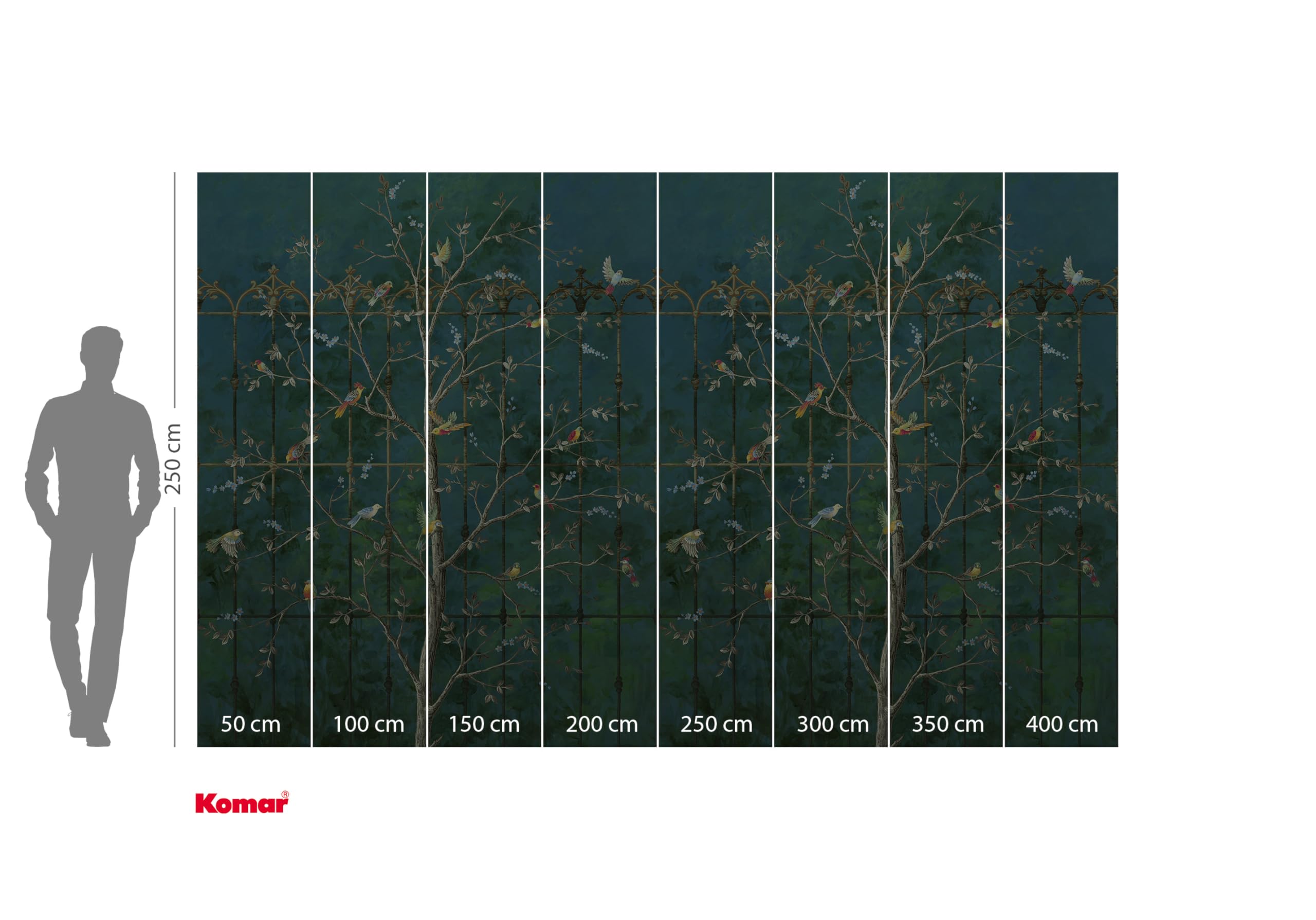 Komar Non-Woven Photo Wallpaper Park Avenue Size 400 x 250 cm Children's Bedroom Wallpaper Children's Wallpaper - Image 3