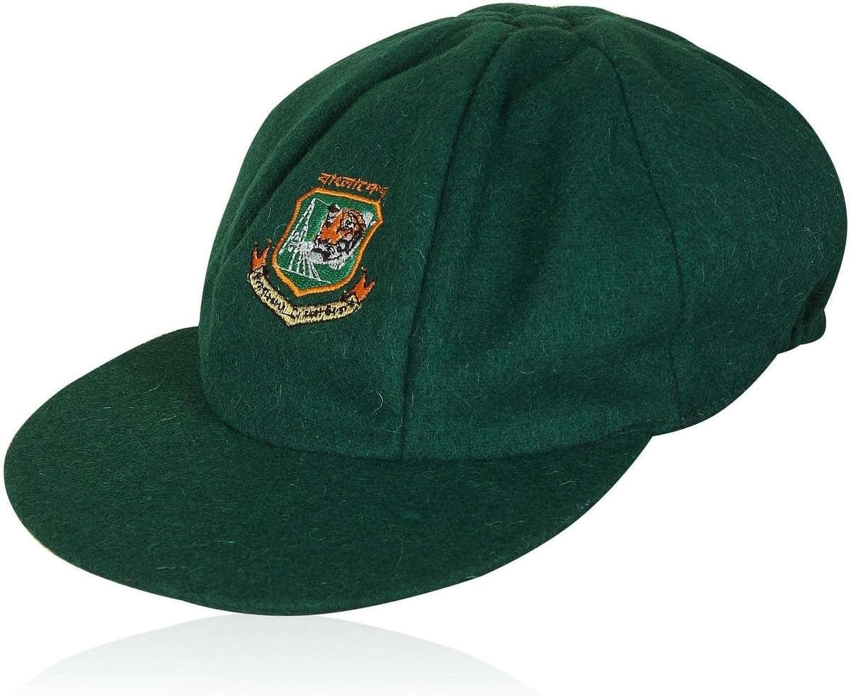 CLASSICAL TRADITIONAL MELTON WOOL GREEN BANGLADESH CAP WITH TEST LOGO