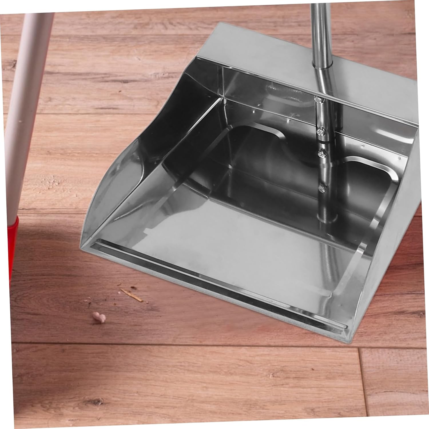 FRCOLOR Garbage Scoop Dustpan Metal Dustpan and Broom for Home Office Commercial Easy Cleaning