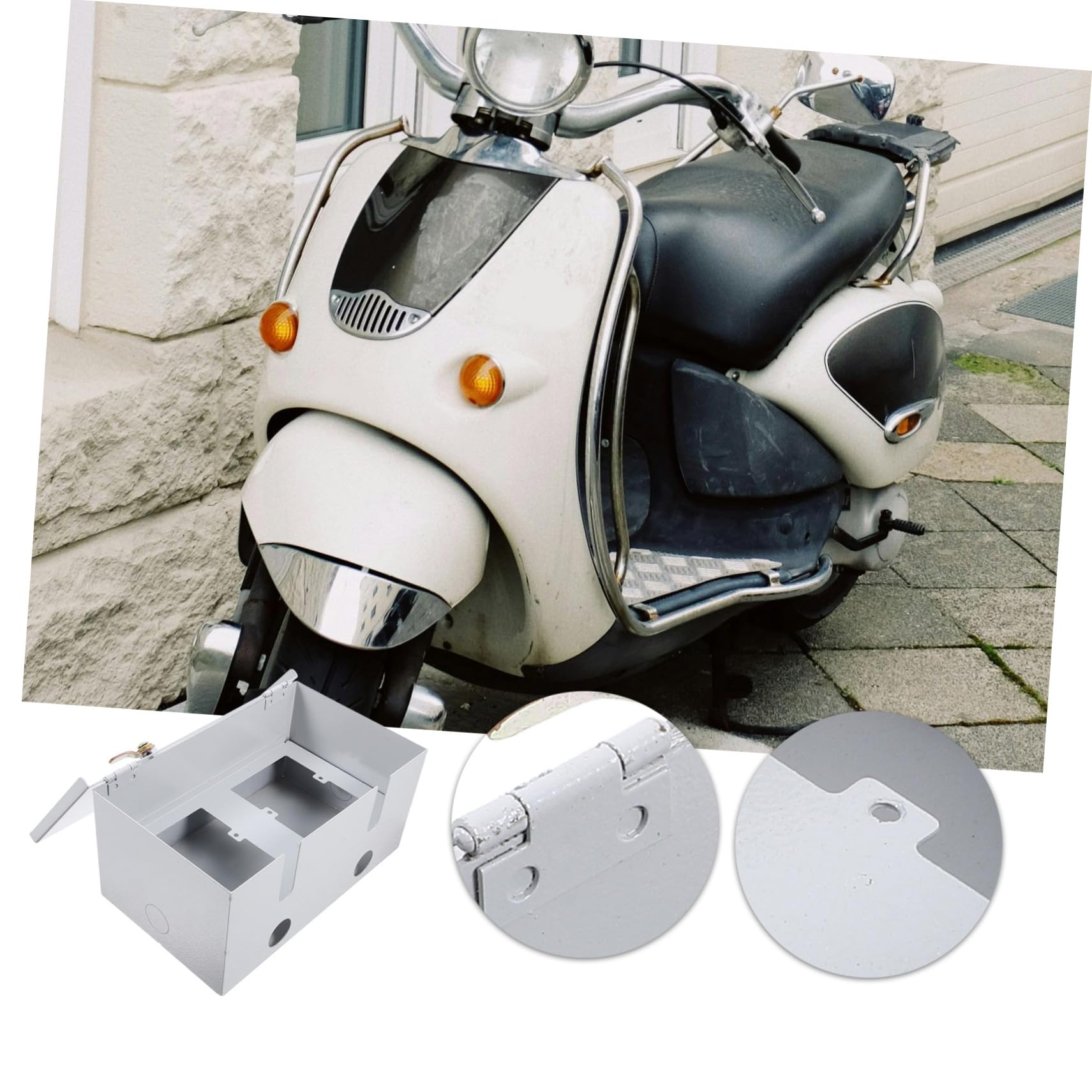 SEWACC Caja de Enchufe Protectora y Segura Cerradura de Acero Inoxidable para Exterior Adecuado para Tomacorriente al Aire Libre y Carga de Vehículo Eléctrico