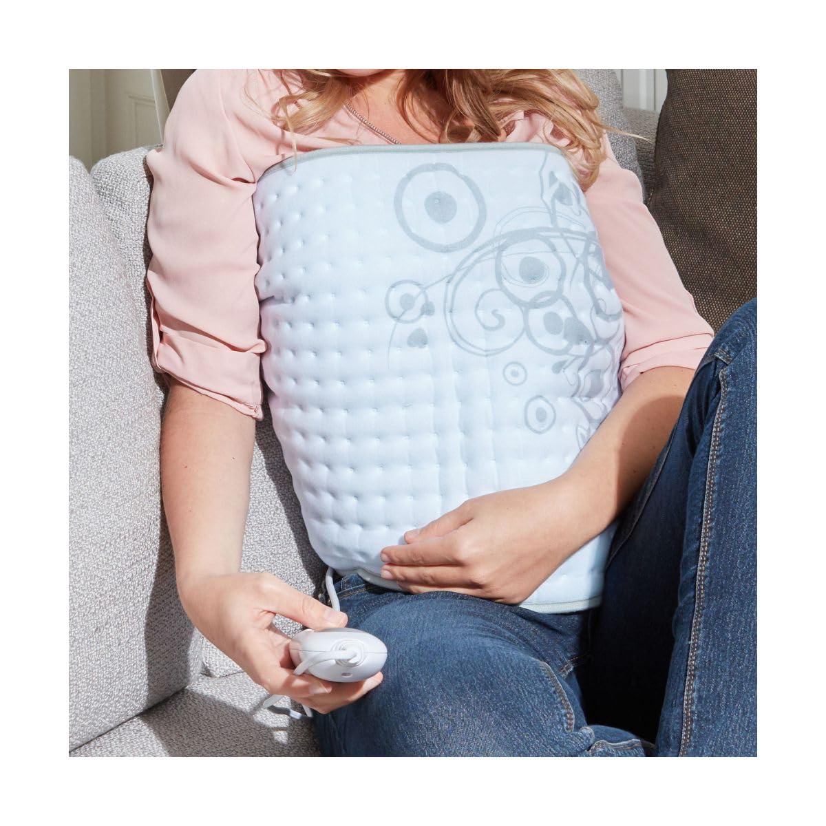 Heating Pad - Almohadilla Térmica Eléctrica - Esterilla Calefactora Multifuncional - Cojín Eléctrico Ultra Suave - Almohadilla Térmica Grande - 3 Intensidades De Calentamiento