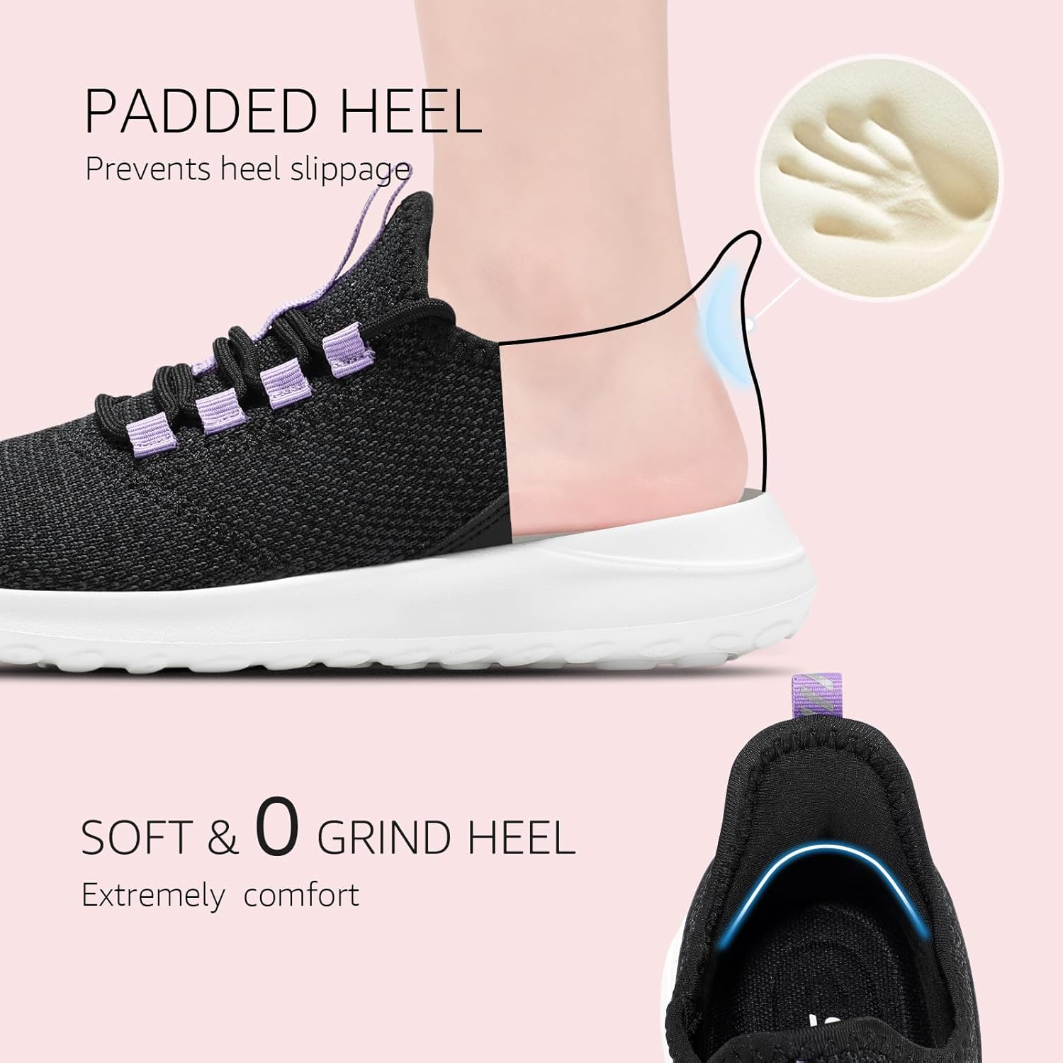 STQ Womens Slip On Sneakers Tennis Walking Orthopedic Shoes Breathable Athletic Gym Workout Cross Training Sneakers - Image 4