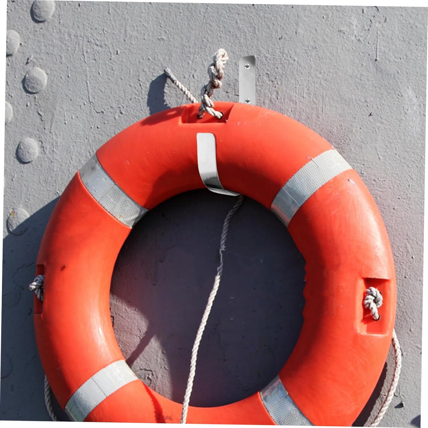 4pcs Stylish Boat Hooks Life Ring Hook for Boat Modern Design Heavy Duty Metal Floating Ring