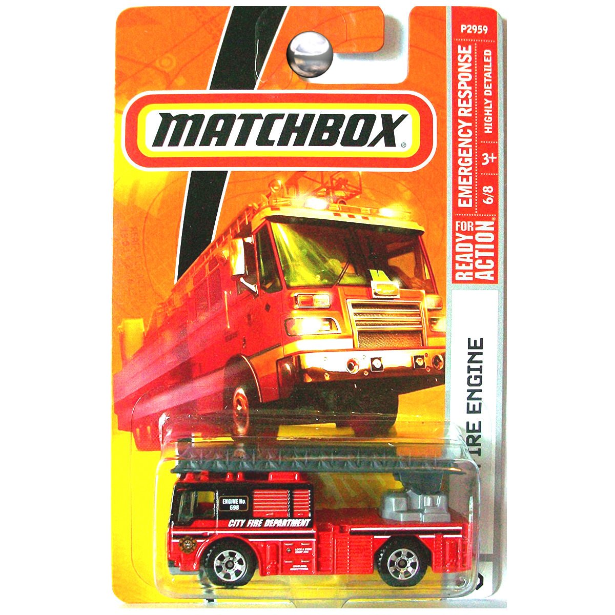 ミニカー MATCHBOX No.9aDENNING FIRE ESCAPE ENGINE matchbox-9