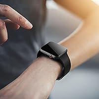 Vista 8 de Misxi - Juego de 2 fundas de policarbonato con botón para Apple Watch series 9 (2023), 8, 7 de 45 mm, funda protectora a prueba de golpes