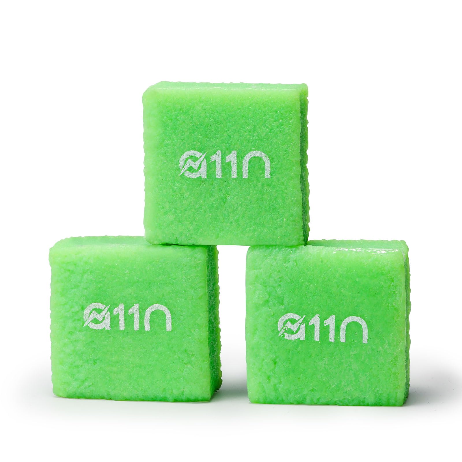 Photo 1 of A11N SPORTS 3-Pack Pickleball Paddle Eraser - Quick Stain Removal and Spin Restoration - Black/Green/Mix Colors Neon Lime