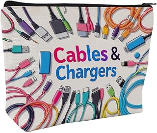Plugs Cables & Chargers - Bolsa de maquillaje...
