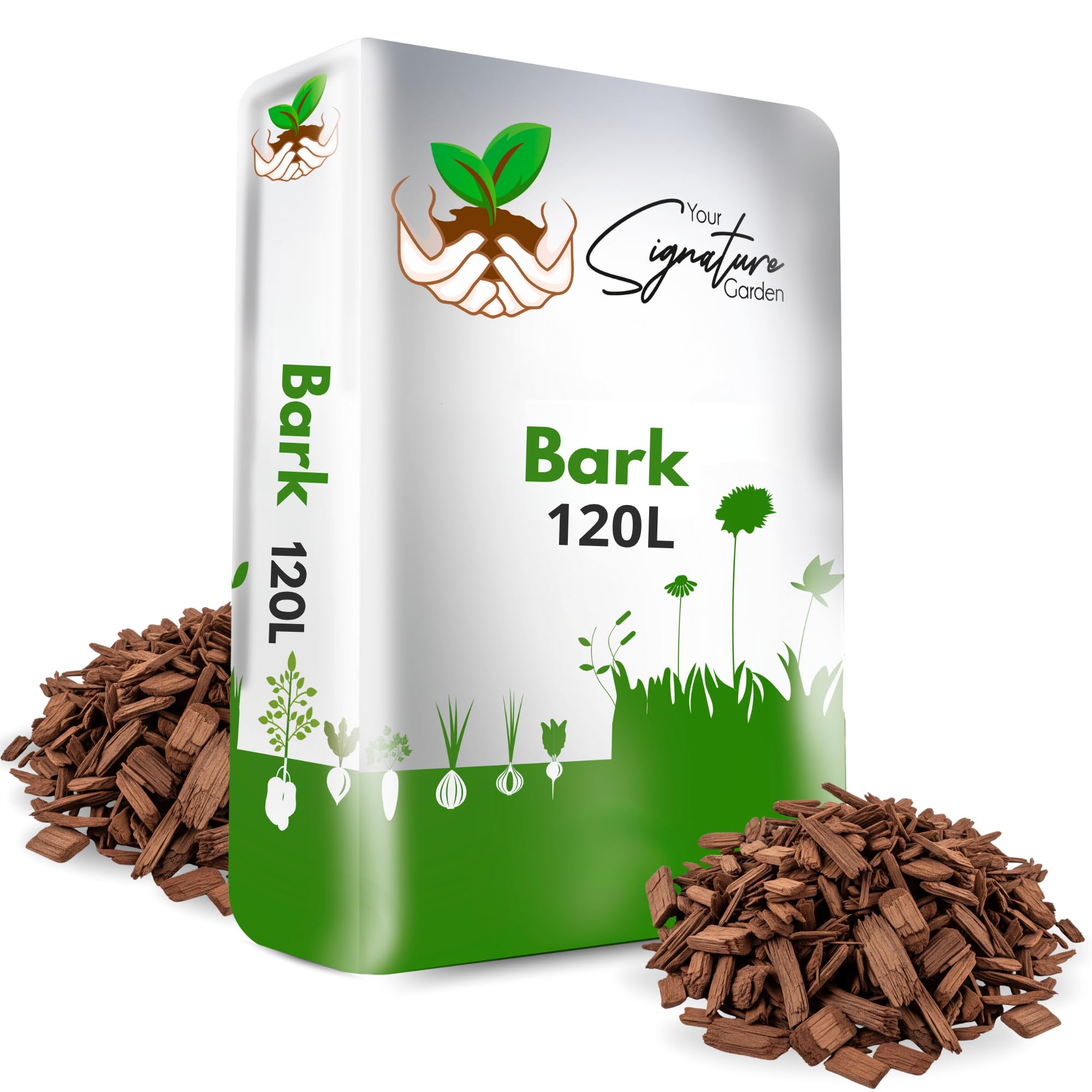 Your Signature Garden Decorative Gardens And Landscape Bark | Wood Chip Bark Chippings Bulk 60L, 75L, 100L Bags Available (120L)