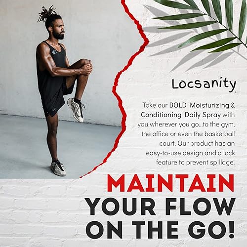 Miniatura 5 de Locsanity BOLD - Spray hidratante para rastas, cuidado de rastas naturales, mantenimiento de rastas, humectante para el cuero cabelludo, spray