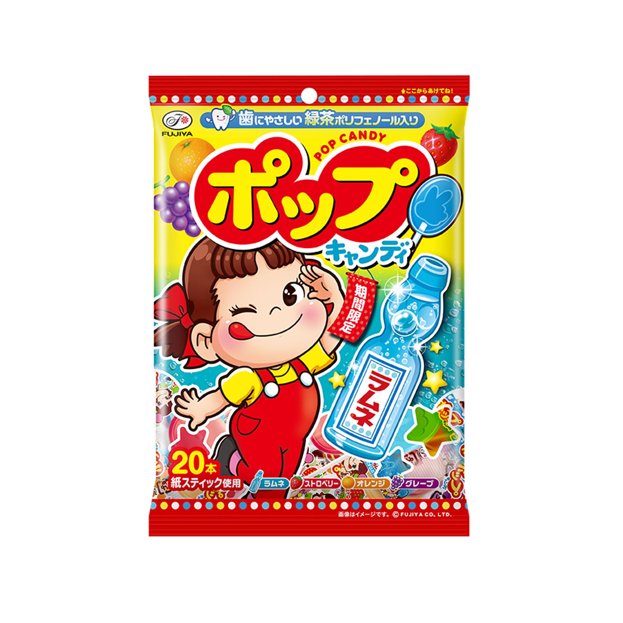 Amazon.co.jp: 不二家 ポップキャンディ袋 20本×6袋 : 食品・飲料・お酒