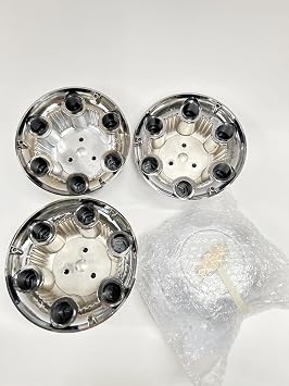 Wheel Caps Hub Caps Center Caps Forhevy Silverado 1500 Tahoe 6 Lug Center Cap 16"" 17"" 2000-2010 1571237 15067578 560-05129, Set of 4, Chrome Finish, asd23