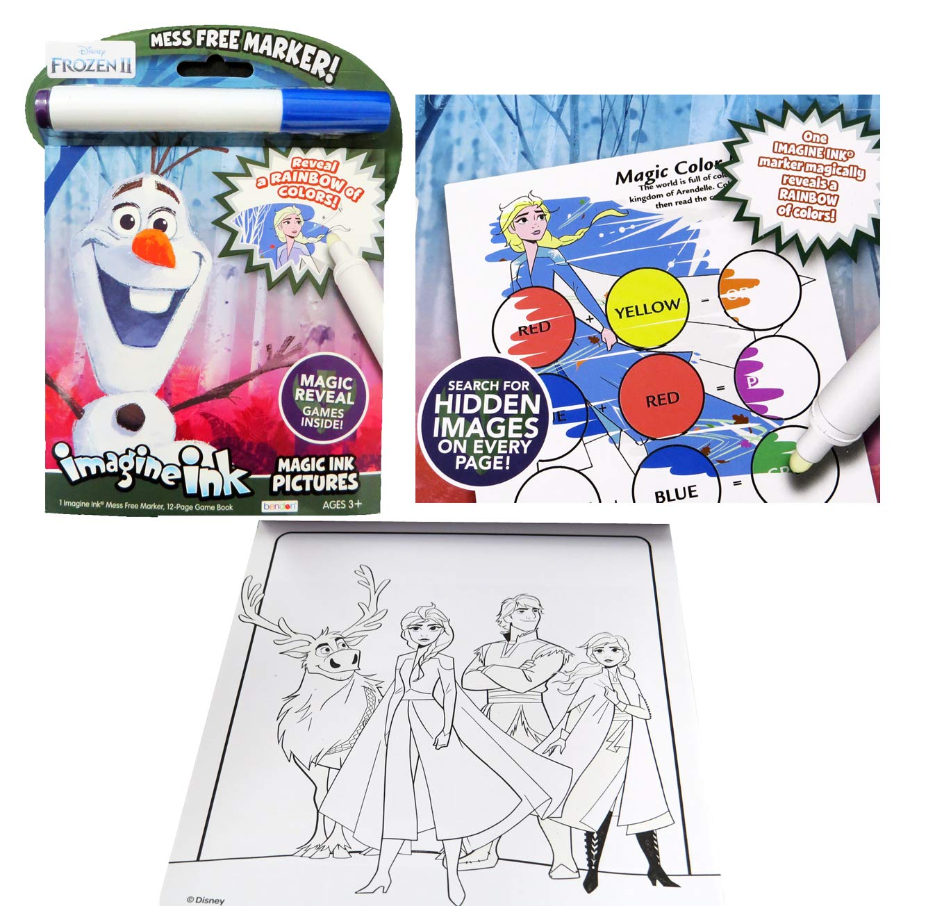 Disney Frozen 2 Coloring Book & Stickers Activity Deluxe Set Buy
