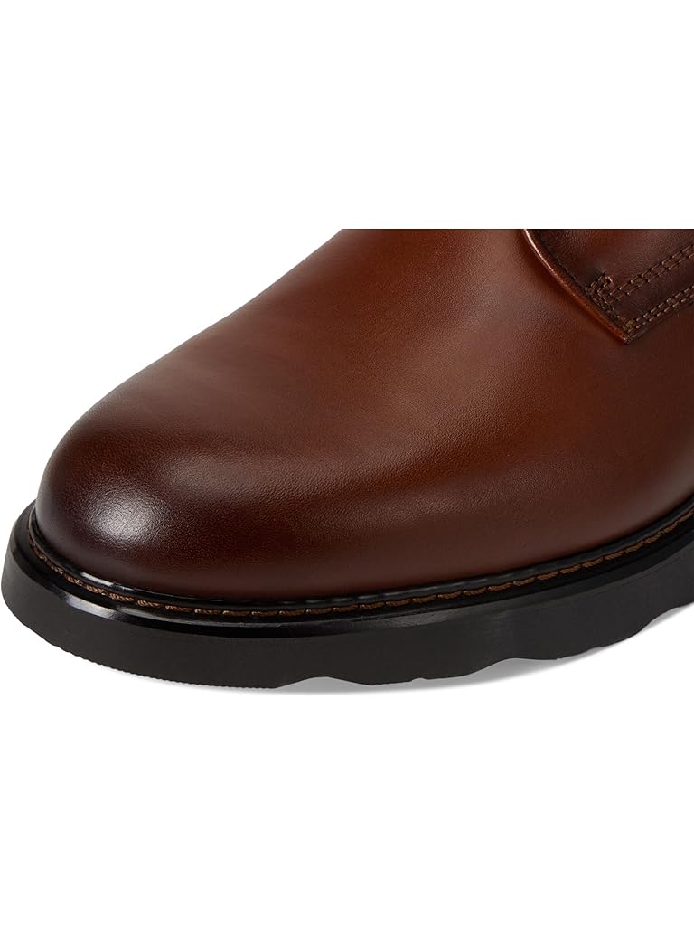 Red Johnston & Murphy Huxley Plain Toe Derby