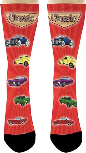 Miniatura 4 de ThisWear Regalos de autos clásicos calcetines para mujeres y hombres, calcetines novedosos para entusiastas de los automóviles