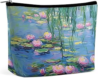 Water Lily Pond Makeup Bag, Travel Toiletry O...