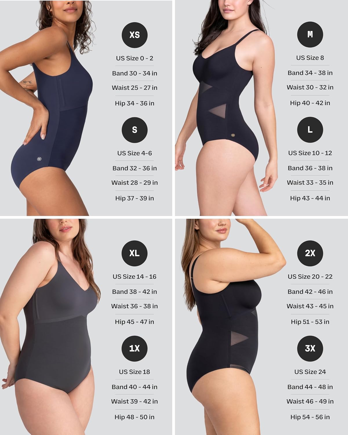 HONEYLOVE Shapewear for Women - Cami Bodysuit - Body Shaper for Tummy Control - Image 2