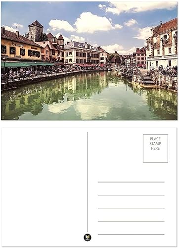 Miniatura 4 de Best Paper Greetings Paquete de 40 postales de viaje a granel de todo el mundo para correo, 20 diseños surtidos (4 x 6 pulgadas)