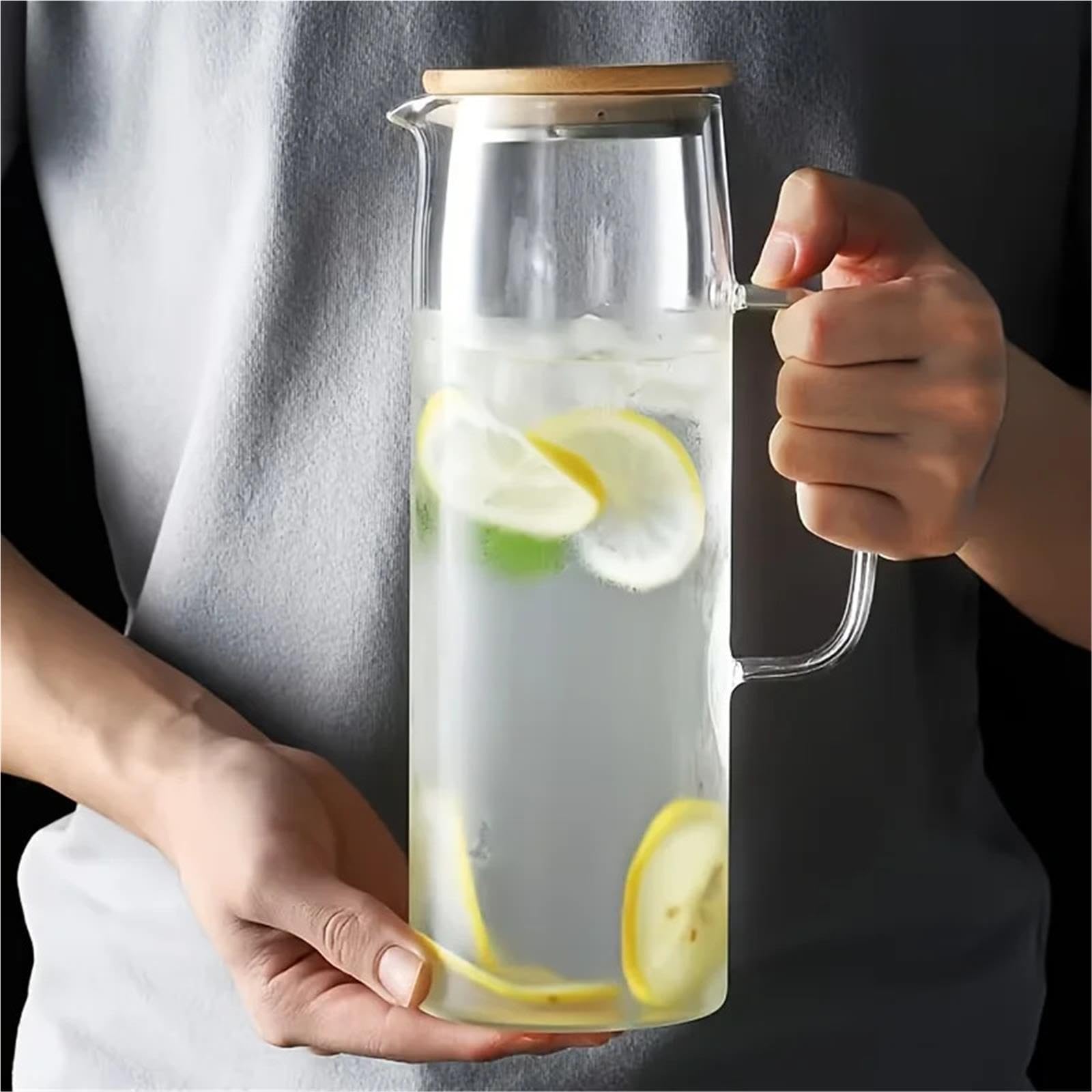 Wasserkaraffe 1 Stück 1L/1,2L/1,5L Wasserkrug Aus Glas