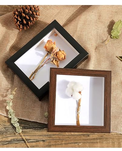 Shadow Box Picture Frame,Frame For Dried Flowers,1.2" Deep Hollow Display Frame,Graduation Cap Shadow Box For Wall And Tabletop Display Bouquet Mementos Medals Photos Memory Box (8.25X11.75) #TOP6