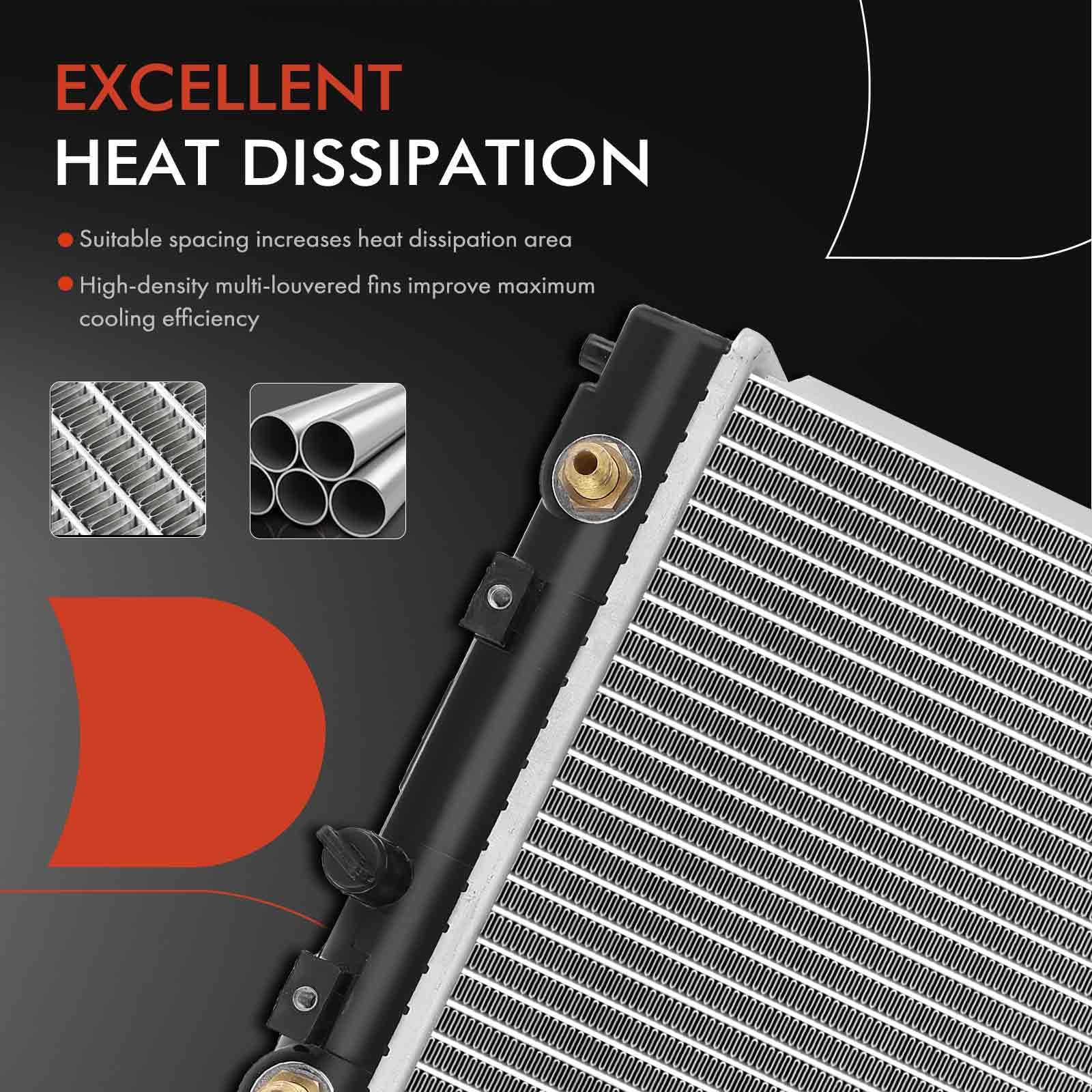 Klimoto Radiator | Compatible With Honda Civic 1992-2000 Del Sol - View #4