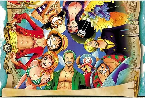 Amazon Co Jp One Pieceジグソーパズル300 500 1000ピースモンキーd ルフィワンピースジグソーパズルアダルト減圧木製 パズル子供の知育玩具 子供の誕生日プレゼント Color E Size 1000pcs Generic
