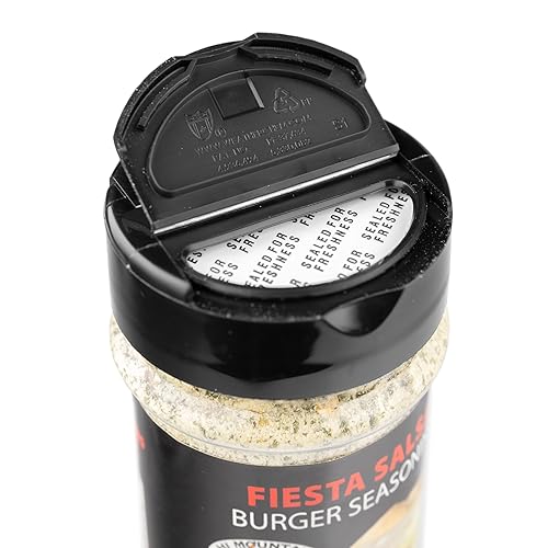 Miniatura 6 de Hi Mountain  Condimento gourmet para hamburguesas  Mezcla de salsa FIESTA  Sabores vibrantes de pimientos, cebolla, jalapeños y ajo  Condimento