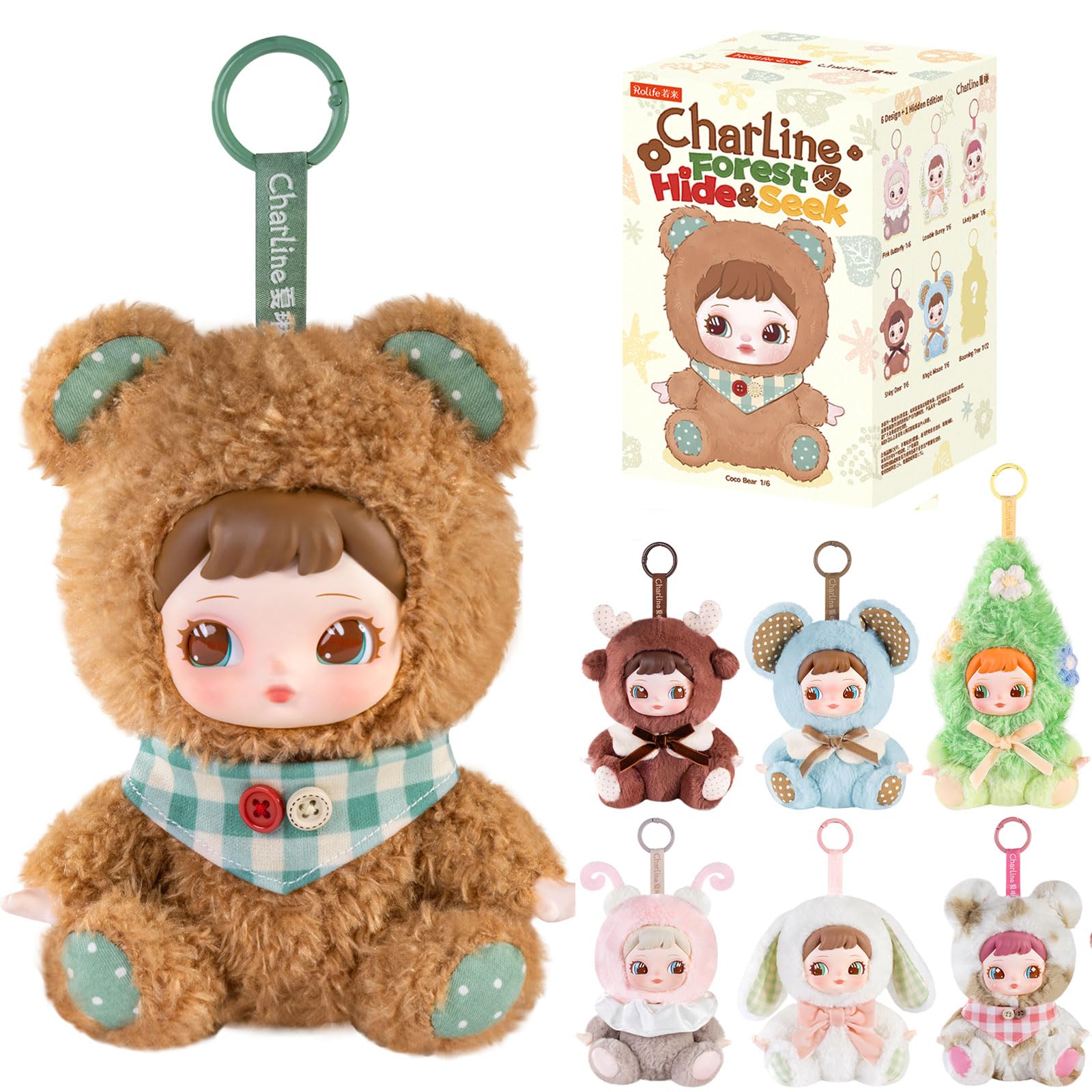 Amazon.com: Rolife Plush Toy Figure Charline Forest Hide & Seek