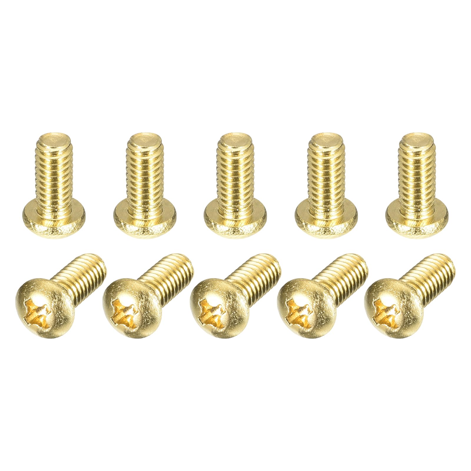 Brass Machine Screws - 60 Pcs M3x6mm -22 Brass Machine Screws - 60 Pcs M3x6mm -22