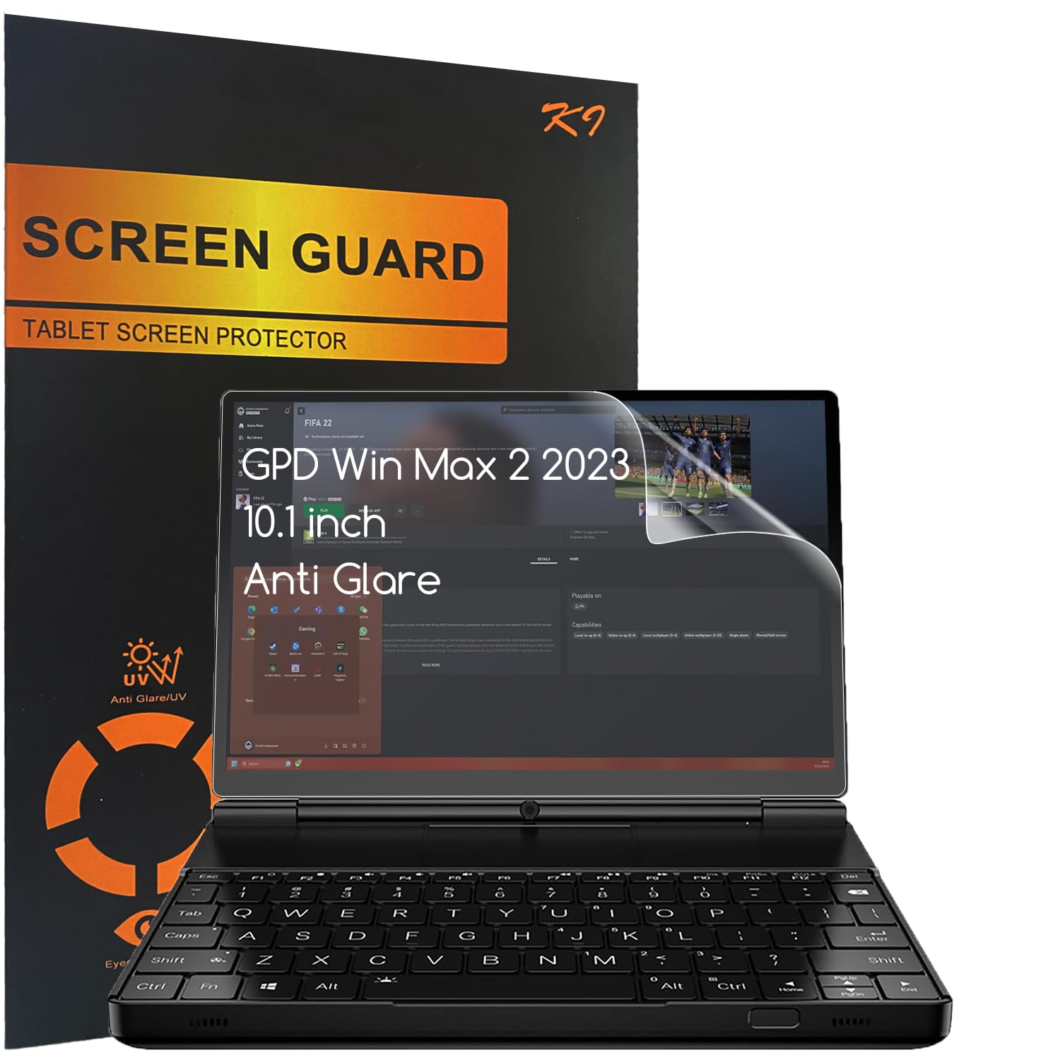 KEANBOLL3-Pack Anti Glare Matte Screen Protector, Compatible With GPD WIN Max 2 10.1",Anti-Glare Anti -Fingerprint Screen Filter