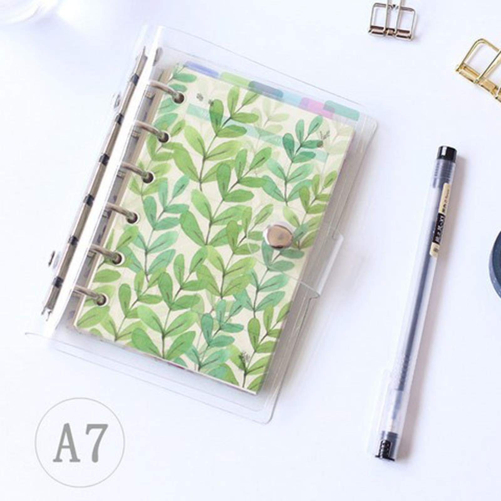 Lot De 5 Intercalaires à Motif Floral Vintage A5/A6 - En Polypropylène Pour Classeur, Organiseur De Bureau