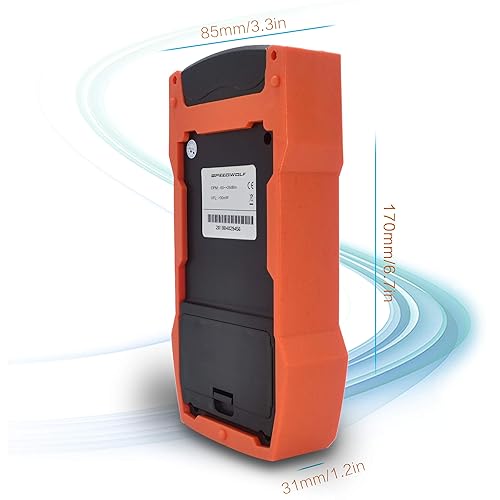 Miniatura 4 de SPEEDWOLF Medidor de potencia óptica de fibra FTTH portátil (-50dBm +26dBm), herramienta de prueba de cable de fibra óptica Handlend con 30mW 30KM