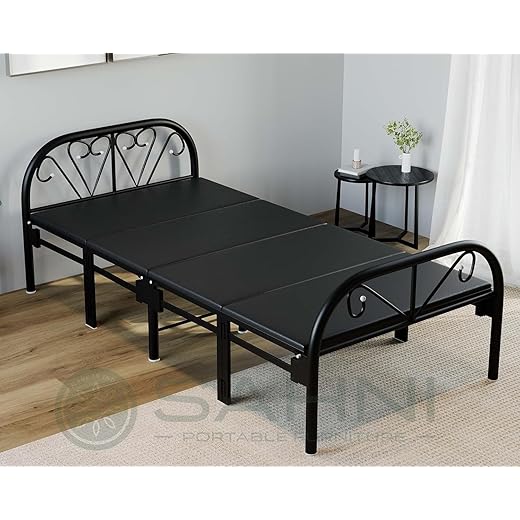 Heavy Duty Folding Bed with Cushion 6.25ft x 3ft