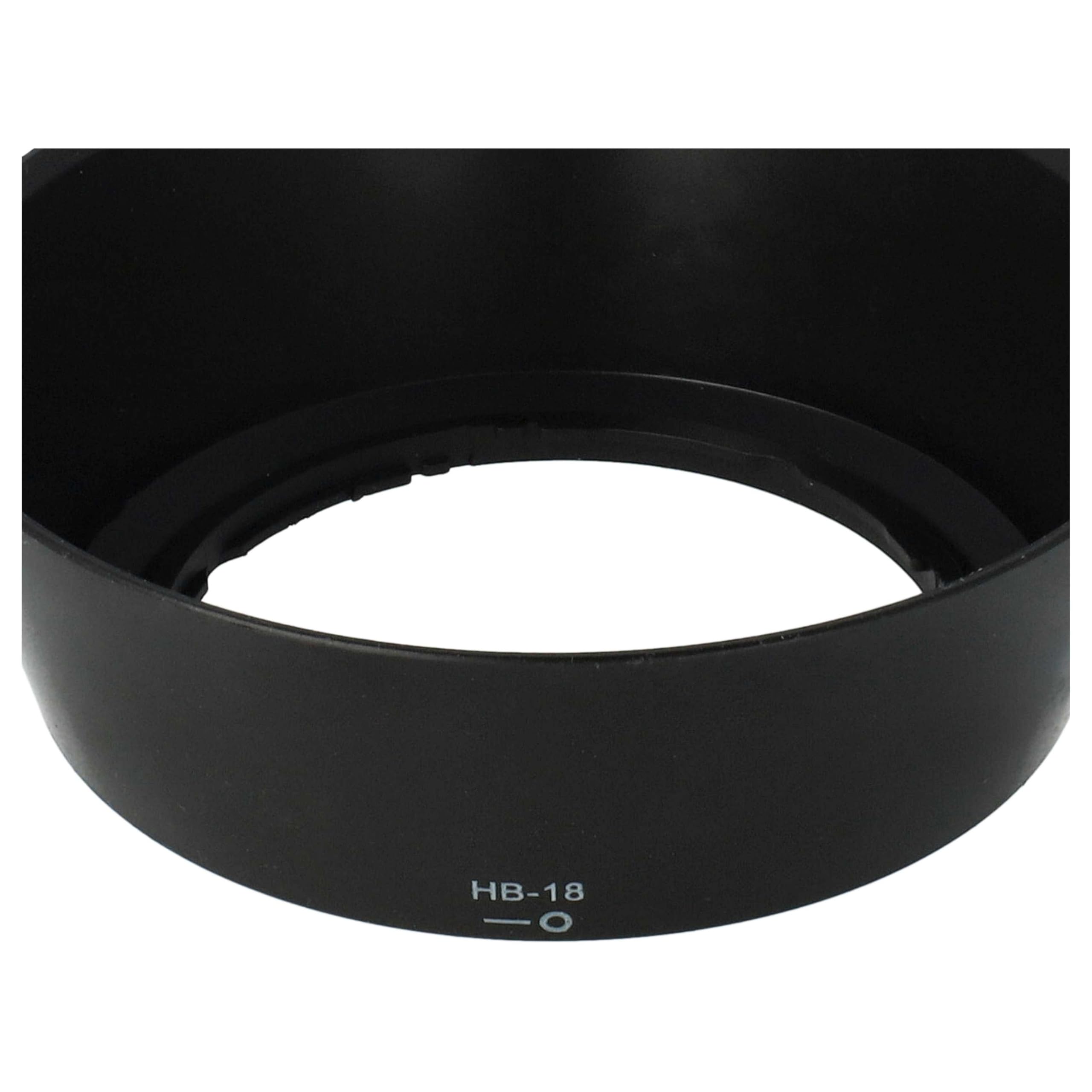 vhbw paraluce compatibile con Nikon AF Nikkor 80-200mm f/2.8D ED obiettivi con filettatura 77mm - nero
